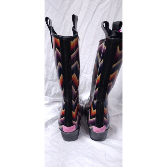 Blazin Roxx Multicolor Chevron Rain Boots - Picture 10 of 16